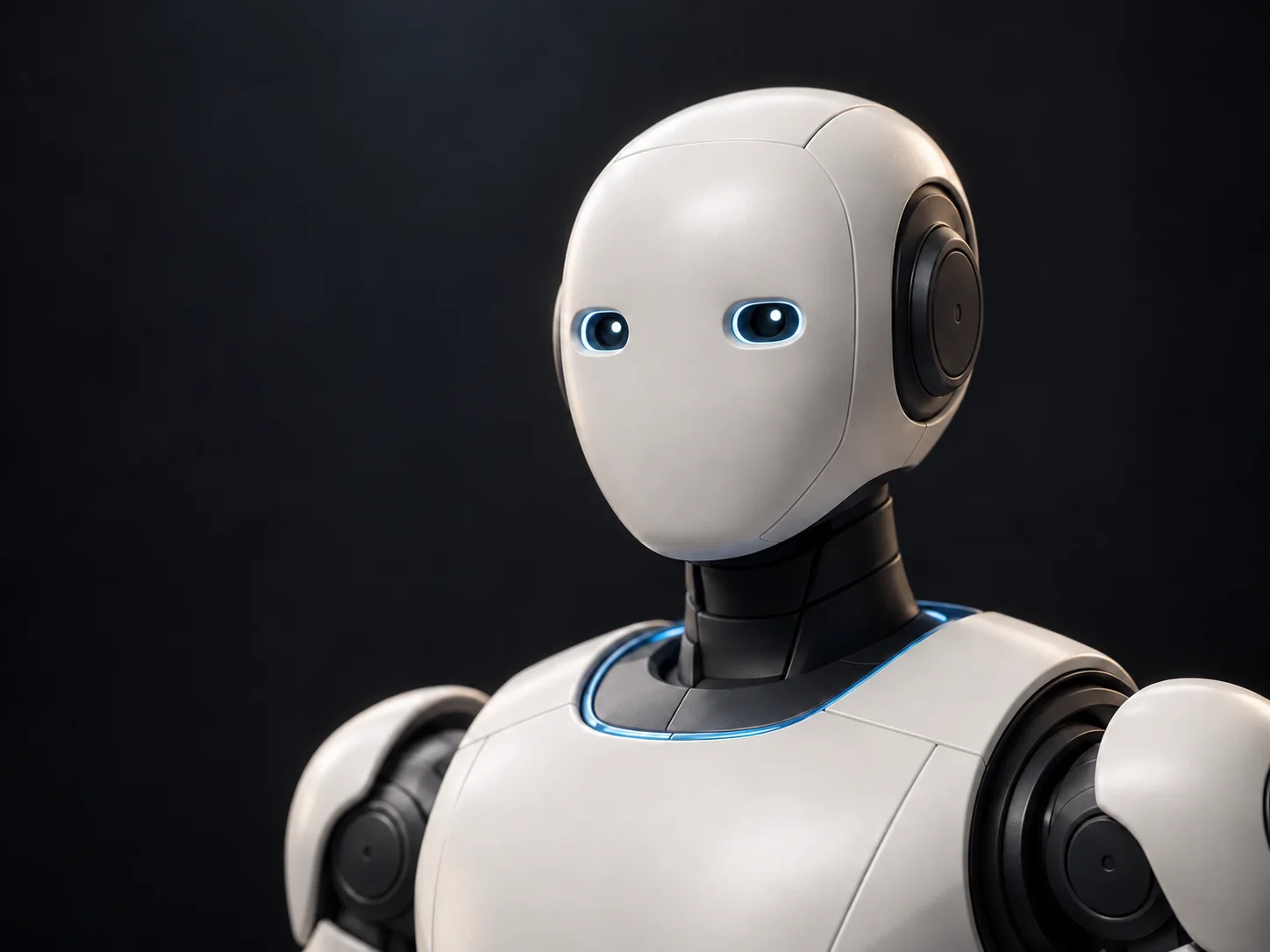 Close product visualization of Alp's minimal eye-based face and shoulders
